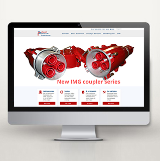 silberner Mac Monitor mit webshop Referenz Altgeld